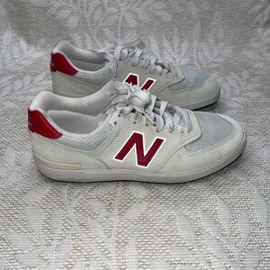 New Balance 574 leather Sneaker Mens US 6 woman’s 8